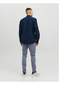 Jack & Jones Koszula 12182486 Granatowy Slim Fit. Kolor: niebieski. Materiał: bawełna #6