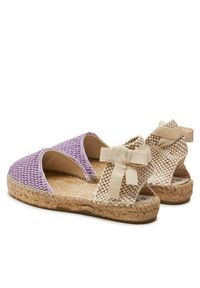Manebi Espadryle Yucatan Flat Valenciana Espadrilles G 3.3 P0 Fioletowy. Kolor: fioletowy. Materiał: materiał