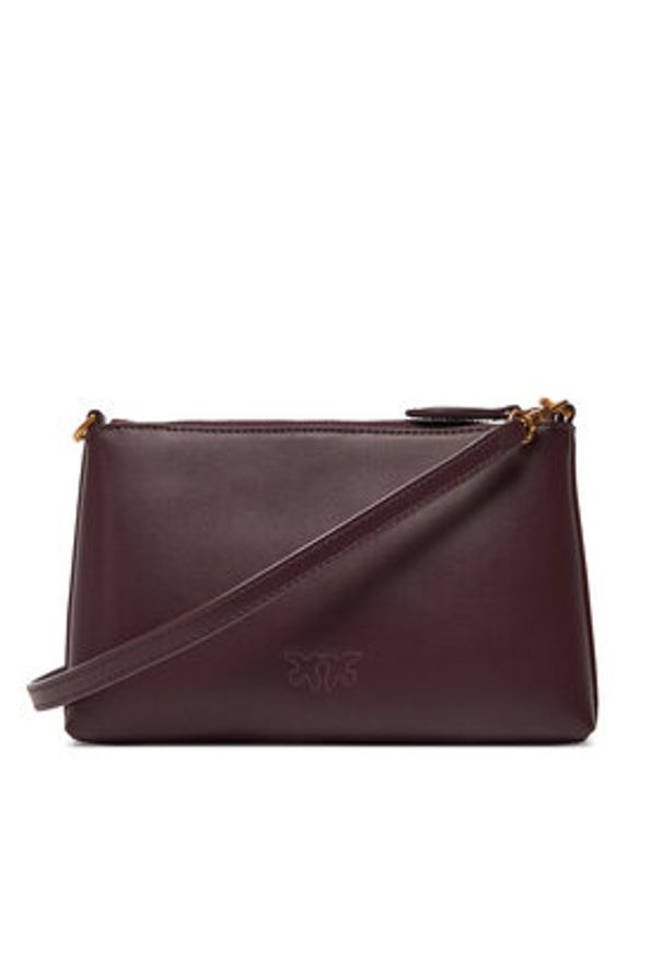 Pinko - PINKO Torebka Flat Horizontal Mini PE 25 PCPL 104277 A0F1 Fioletowy. Kolor: fioletowy. Materiał: skórzane