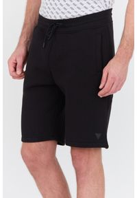 Guess - GUESS Czarne męskie spodenki Aldwin, Rozmiar XL. Kolor: czarny