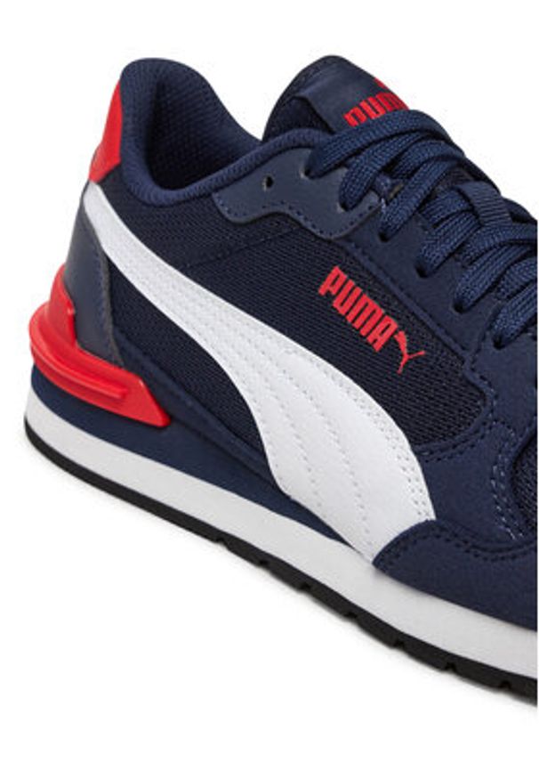 Puma Sneakersy St Runner v4 Mesh Jr 399876 02 Granatowy. Kolor: niebieski. Materiał: zamsz, skóra