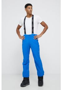 CMP Spodnie męskie. Kolor: niebieski. Materiał: tkanina, syntetyk, włókno, puch. Wzór: gładki #2