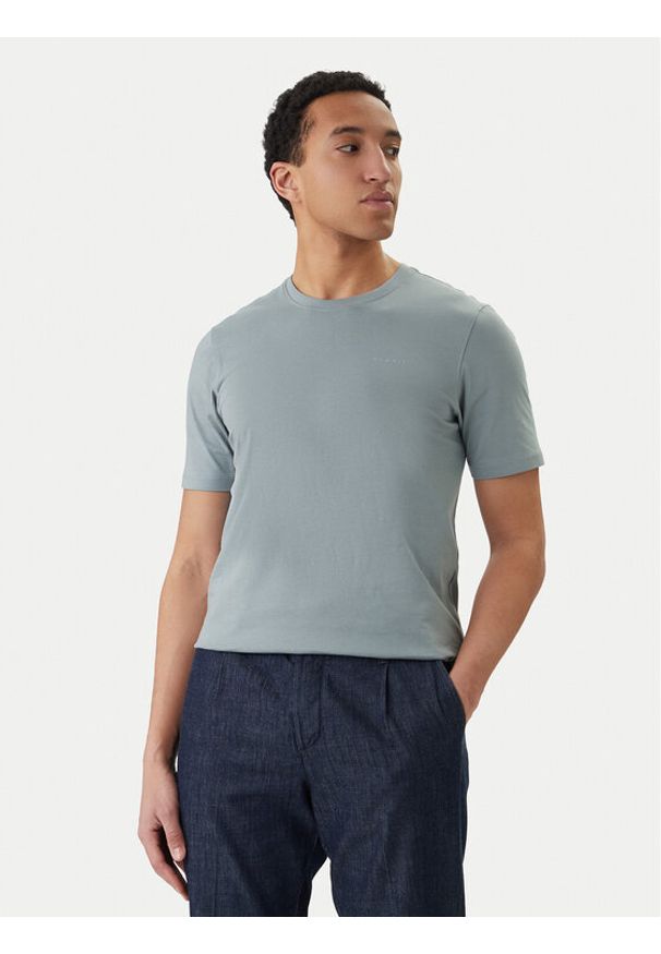 Bugatti T-Shirt 8350-15040E Zielony Regular Fit. Kolor: zielony. Materiał: bawełna