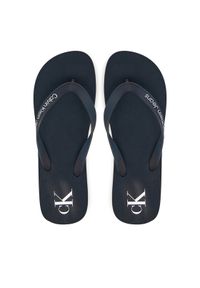 Calvin Klein Jeans Japonki Beach Sandal Transparent Tpu YM0YM01267 Granatowy. Kolor: niebieski
