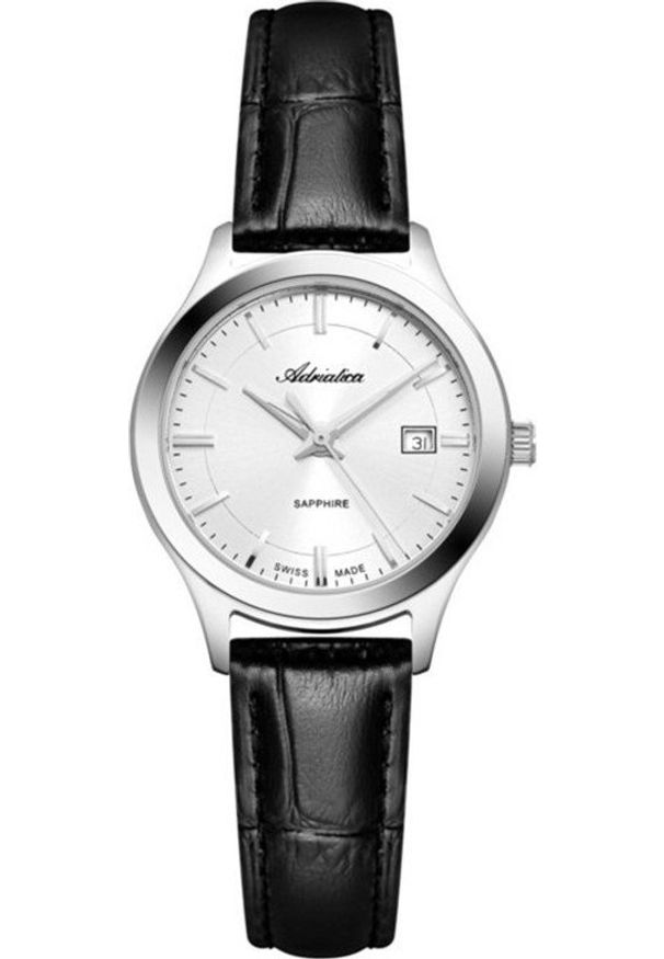 Zegarek Adriatica Zegarek damski Adriatica A3195.5213Q czarny. Kolor: czarny