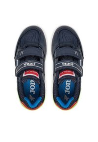Joma Buty do piłki nożnej Top Flex Jr 2533 TPJS2533INV Granatowy. Kolor: niebieski. Materiał: skóra