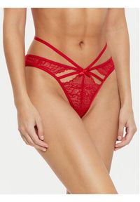 Hunkemöller Komplet 6 par stringów 300341 Czerwony. Kolor: czerwony. Materiał: syntetyk #8