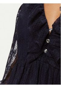 Liu Jo Sukienka codzienna MA4096 J4703 Granatowy Regular Fit. Okazja: na co dzień. Kolor: niebieski. Materiał: syntetyk. Typ sukienki: proste. Styl: casual #4