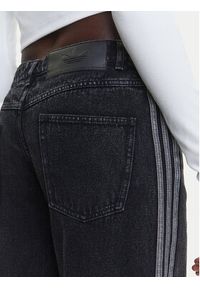 Adidas - adidas Jeansy adicolor Denim 3-Stripes JD3109 Czarny Loose Fit. Kolor: czarny #4
