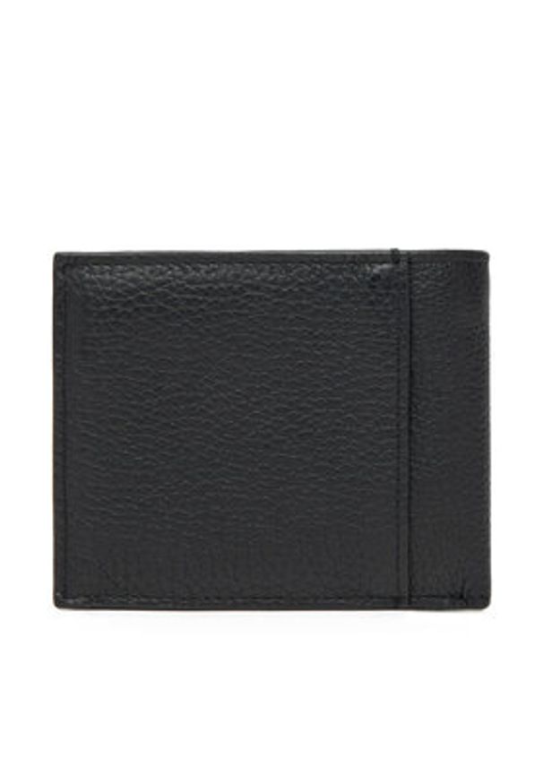 Calvin Klein Duży Portfel Męski Ck Leather Billfold W Zip Coin LV04D1028G Czarny. Kolor: czarny. Materiał: skóra