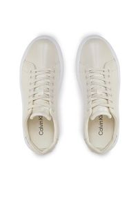 Calvin Klein Sneakersy Raised Cup Lace Up Nano Mono Bt HW0HW01878 Beżowy. Kolor: beżowy #3