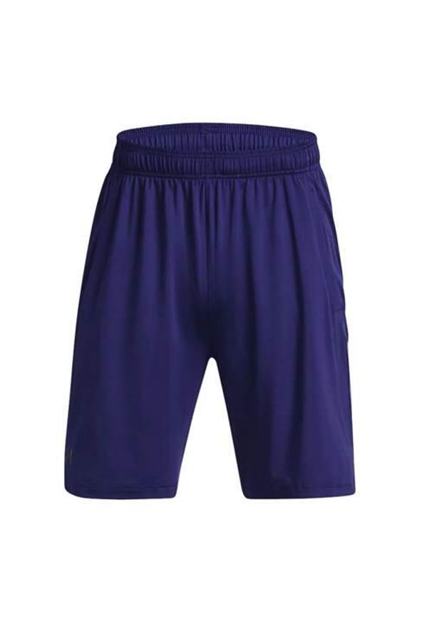 Spodnie sportowe męskie Under Armour 1376955468. Kolor: niebieski. Materiał: materiał, syntetyk. Długość: krótkie