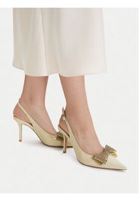 Eva Minge Czółenka ANEMONE-V1892-56-1 Beżowy. Kolor: beżowy. Materiał: skóra, lakier #5