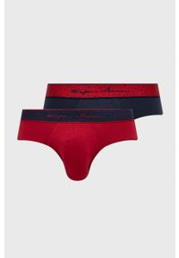 Emporio Armani Underwear Slipy męskie kolor granatowy. Kolor: niebieski