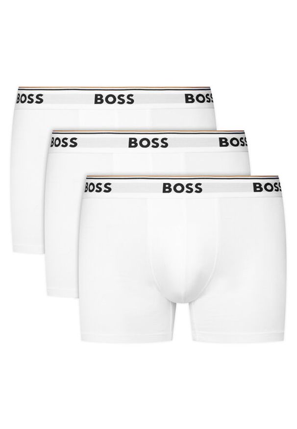 BOSS Komplet bokserek 50475282 Biały. Kolor: biały. Materiał: bawełna