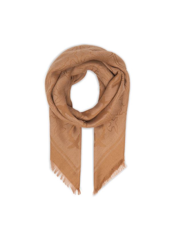 Pinko - PINKO Chusta 106017 A2ZH Beżowy. Kolor: beżowy. Materiał: wiskoza