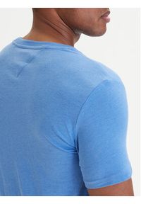 Tommy Jeans T-Shirt DM0DM20363 Niebieski Slim Fit. Kolor: niebieski. Materiał: bawełna #4