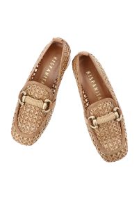 Półbuty damskie Hispanitas, ze skóry naturalnej ażurowa cholewka klasyczny fason mokasynów stabilny niski obcas, brązowe, RHV264828 Marrakech-V26 Des. Okazja: na co dzień. Kolor: brązowy. Szerokość cholewki: normalna. Wzór: ażurowy. Materiał: skóra. Sezon: wiosna, lato. Obcas: na obcasie. Styl: klasyczny. Wysokość obcasa: niski #9