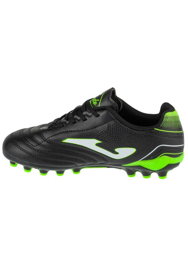 Joma - Buty piłkarskie korki chłopięce, Toledo Jr 24 TOJW AG. Kolor: czarny. Sport: piłka nożna