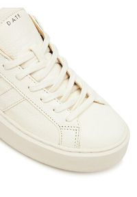 D.A.T.E. Sneakersy Hill Low Platform W431-HP-MN Écru. Materiał: skóra. Obcas: na platformie #5