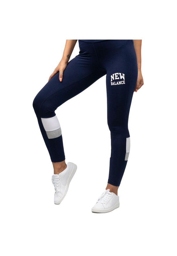 Legginsy Damskie New Balance Run. Kolor: niebieski. Sport: bieganie