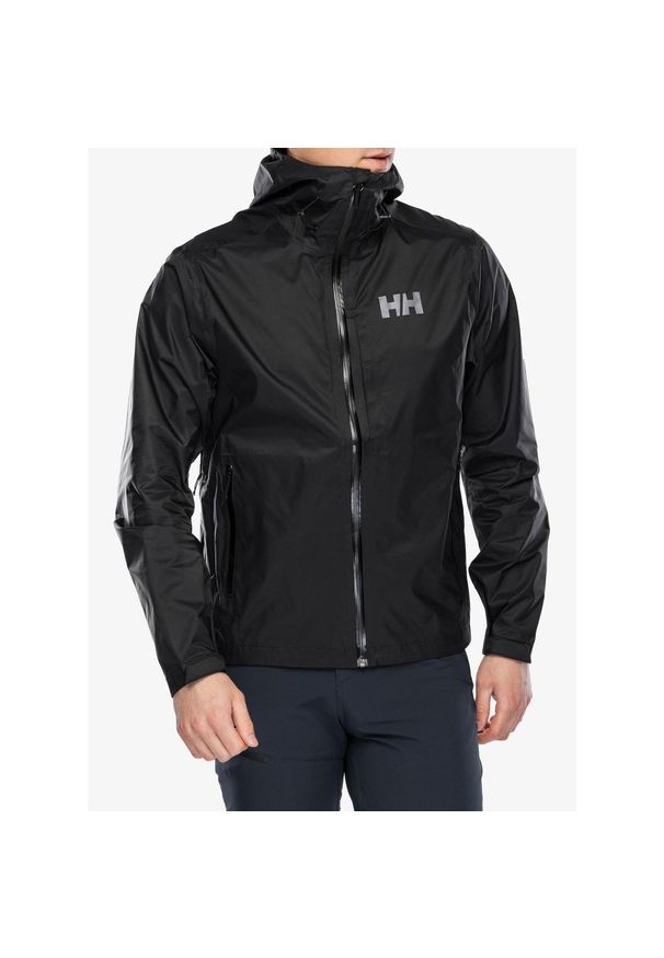 Kurtka przeciwdeszczowa męska Helly Hansen Loke Terra Jacket. Kolor: czarny. Sport: turystyka piesza
