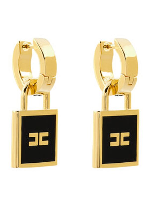 Elisabetta Franchi Kolczyki OR-27-K46E2-V270 Czarny. Kolor: czarny