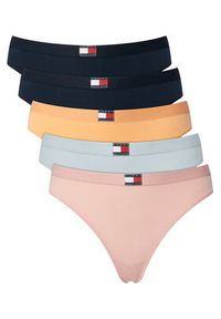 TOMMY HILFIGER - Tommy Hilfiger Komplet stringów UW0UW05642 Kolorowy. Materiał: bawełna. Wzór: kolorowy #5