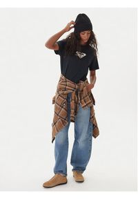 Roxy T-Shirt Oceanregular ERJZT06078 Czarny Regular Fit. Kolor: czarny. Materiał: bawełna #7