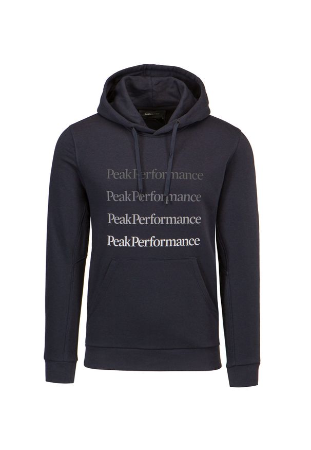 Peak Performance - Bluza PEAK PERFORMANCE GROUND HOOD. Materiał: bawełna. Wzór: gradientowy, napisy