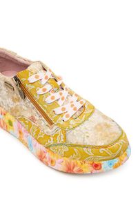 Laura Vita Sneakersy Nikito 62 Żółty. Kolor: żółty. Materiał: skóra #3
