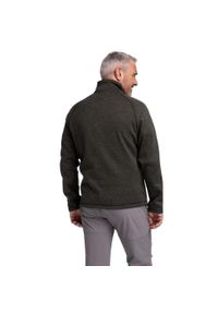 TRESPASS - Bluza Męska Corsham Marl Half Zip Fleece Top. Kolor: zielony. Sezon: zima. Sport: turystyka piesza