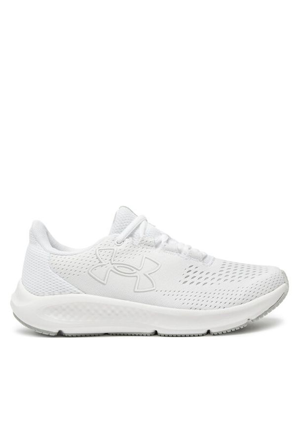 Under Armour Buty do biegania Ua W Charged Pursuit 3 Bl 3026523-104 Biały. Kolor: biały. Materiał: materiał