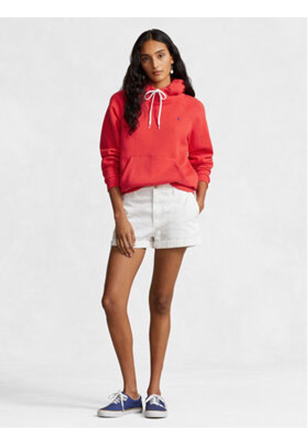 Polo Ralph Lauren Bluza Prl Shrknhd 211943007005 Czerwony Regular Fit. Typ kołnierza: polo. Kolor: czerwony. Materiał: bawełna