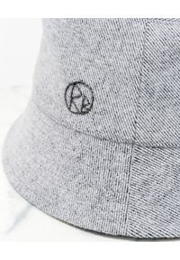 RUSLAN BAGINSKIY - Szary bawełniany kapelusz typu bucket. Kolor: szary. Materiał: bawełna #4