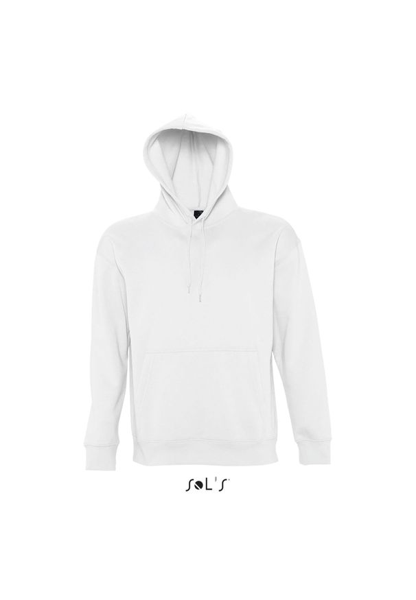 SOL'S - Bluza z kapturem Sol's Slam. Typ kołnierza: kaptur. Kolor: biały