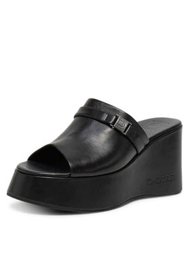 G-Star RAW - G-Star Raw Klapki GHADA-118924 Czarny. Kolor: czarny. Materiał: skóra