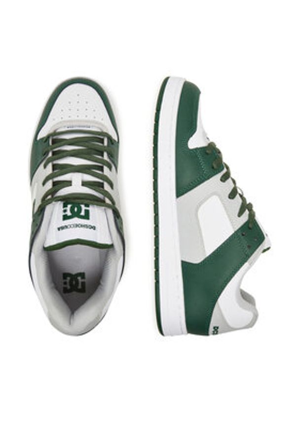 DC Shoes Sneakersy MANTECA SE DC01758100 Zielony. Kolor: zielony. Materiał: skóra