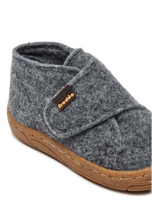 Froddo Kapcie Minni Wooly G1700343-7 M Szary. Kolor: szary. Materiał: wełna