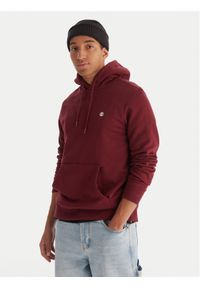 Element Bluza Icon Embroidery ELYFT00198 Bordowy Regular Fit. Kolor: czerwony. Materiał: bawełna #1
