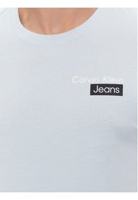 Calvin Klein Jeans T-Shirt J30J324647 Niebieski Slim Fit. Kolor: niebieski. Materiał: bawełna #3