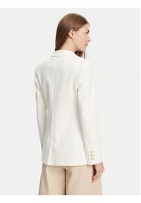 Marella Marynarka Baiocco 2513911024 Biały Slim Fit. Kolor: biały. Materiał: syntetyk #2