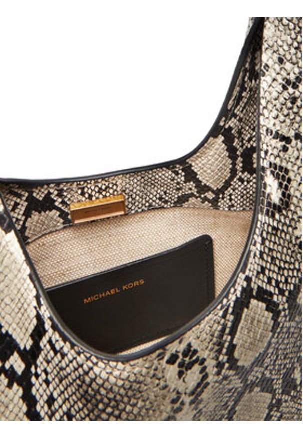 MICHAEL Michael Kors Torebka Nolita 30T5AY5H1L Brązowy. Kolor: brązowy. Materiał: skórzane