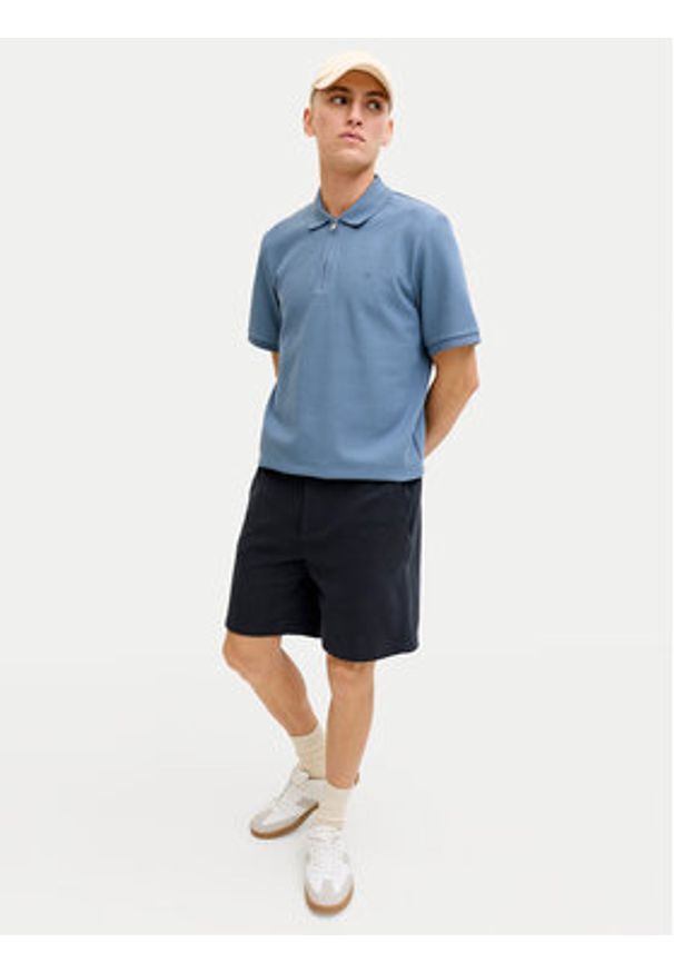 Jack & Jones Szorty materiałowe Ace Neo 12292443 Granatowy Regular Fit. Kolor: niebieski. Materiał: bawełna