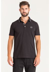 POLO Armani Exchange. Typ kołnierza: polo. Wzór: nadruk, jednolity. Styl: sportowy #4