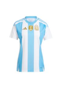 Adidas - Koszulka Argentina 24 Home. Kolor: biały, wielokolorowy, niebieski. Materiał: materiał