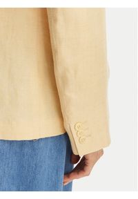 Weekend Max Mara Marynarka Nalut 2615041072 Żółty Regular Fit. Kolor: żółty. Materiał: len #3