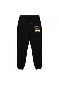 Spodnie sportowe męskie Mitchell & Ness Branded Fashion Graphic Sweatpants. Kolor: czarny. Materiał: dresówka