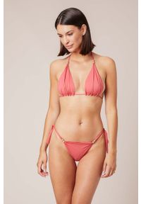PRAIA BEACHWEAR - Praia Beachwear dwuczęściowy strój kąpielowy SWEET BUT PSYCHO kolor różowy miękka miseczka. Kolor: różowy. Materiał: materiał #3