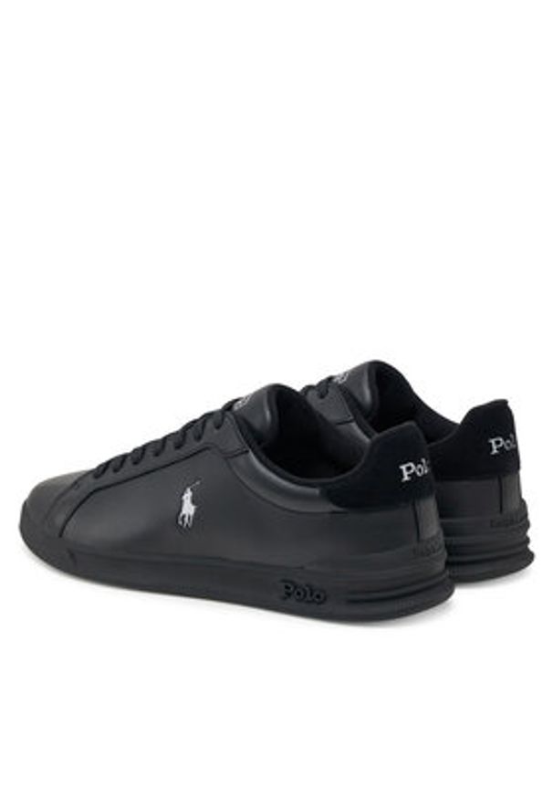 Polo Ralph Lauren Sneakersy Heritage Court II 809965072002 Czarny. Kolor: czarny. Materiał: skóra